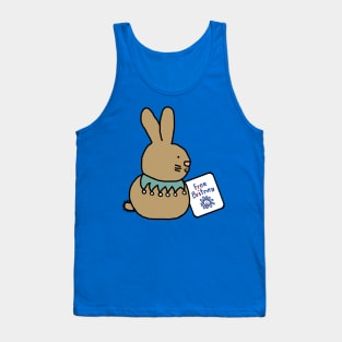 Cute Bunny Rabbit with Free Britney Sign Tank Top